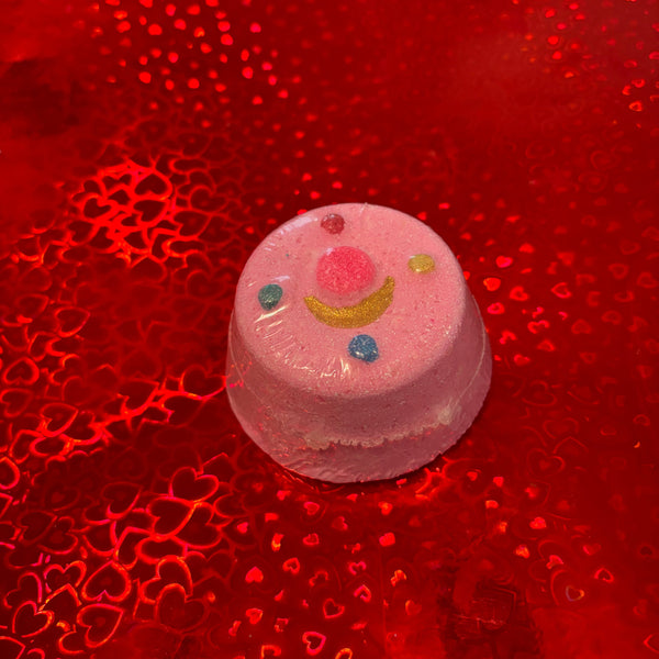 Moon Prisms Bath Bomb- Glitter+ Rose Inside!