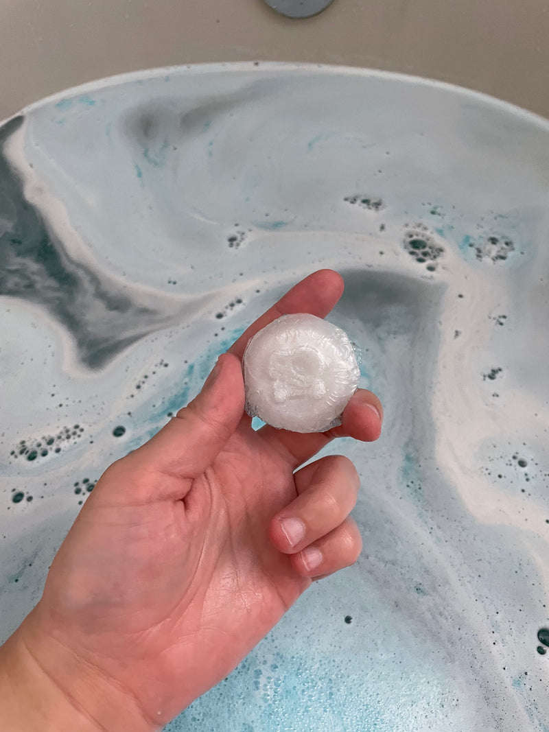 Past Product: Glowing Fossil Bath Bomb
