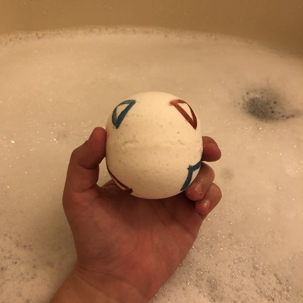 Monster Egg Bath Bomb- Figure inside!